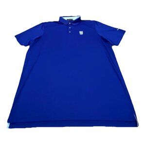 Greyson Polo Shirt Mens 2XL Blue Short Sleeve Collared Birmingham Golf